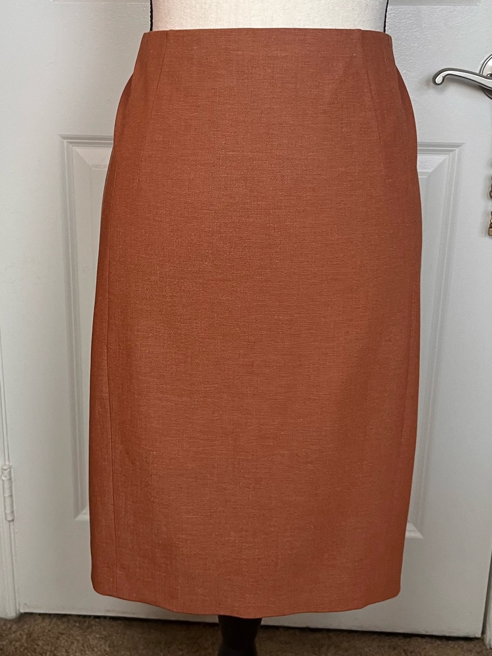 Express Rust Straight Pencil Skirt 14 NEW